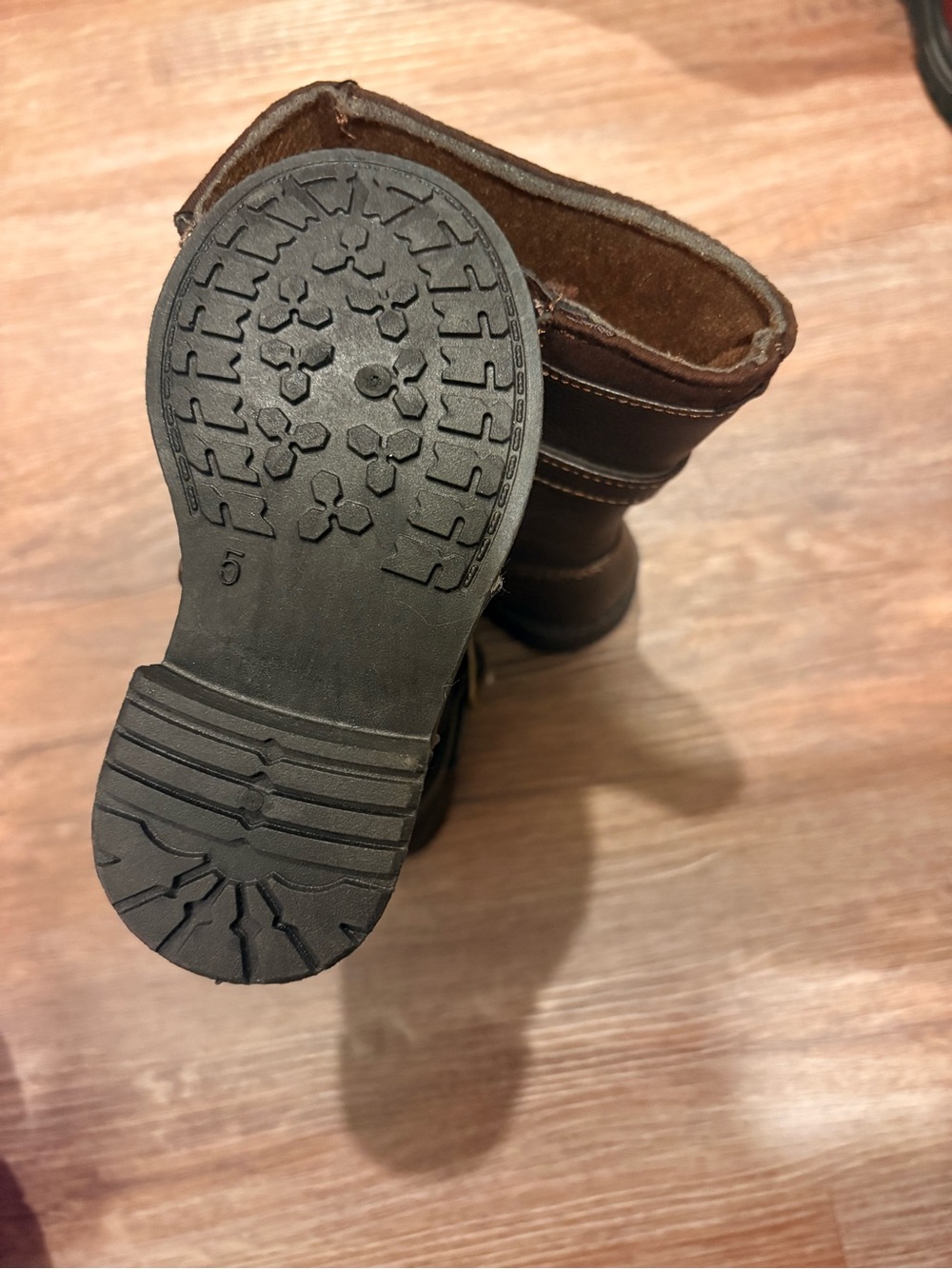 Kids Brown Winter Boots - Comfortable Warm Footwear